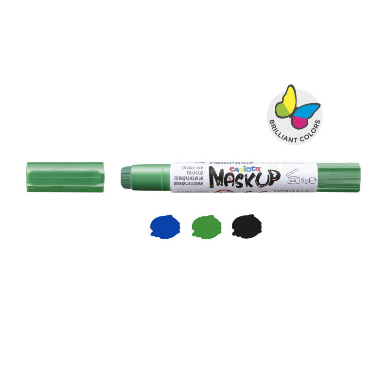 Μαρκαδόροι προσώπου Carioca mask up - monster, 3 χρώματα 43051