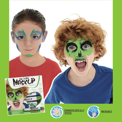 Μαρκαδόροι προσώπου Carioca mask up - monster, 3 χρώματα 43051