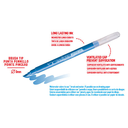 Μαρκαδόροι Carioca Acquarell, 12 χρώματα