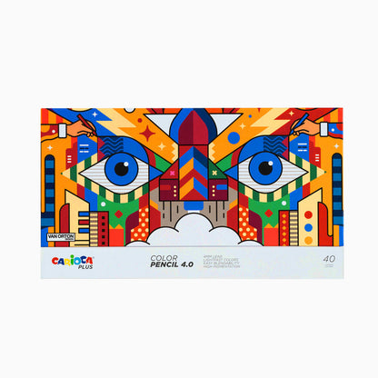 Carioca plus crayons in case-40 colors 45204