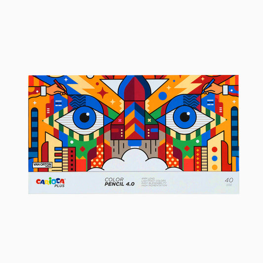 Carioca plus crayons in case-40 colors 45204