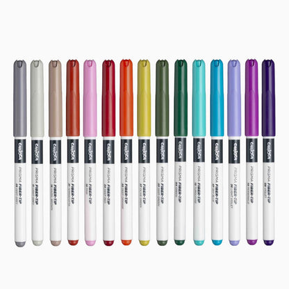 Carioca plus prisma fiber tip markers - case with 30 colors