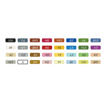 Carioca Plus Marker Case, 32 Colors, Double-ended - 45242