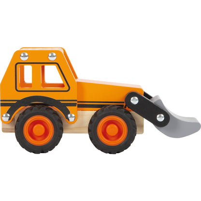 Ξύλινος εκσκαφέας, χρώμα πορτοκαλί