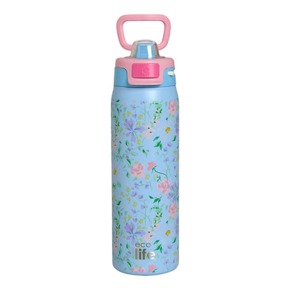 Παγούρι-ανοξείδωτο θερμός 650 ml  Ecolife λουλούδια
