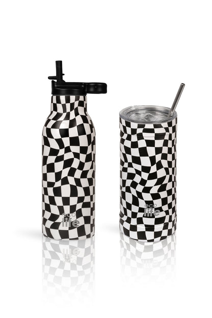 Παγούρι-ανοξείδωτο θερμός 550 ml  Ecolife Chessboard