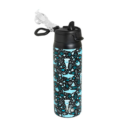 Παγούρι-ανοξείδωτο θερμός 650 ml  Ecolife καρχαρίες