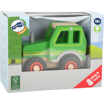 Ξύλινο τρακτέρ, πράσινο