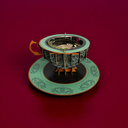 Ευχετήρια κάρτα 3D "Κουκουβάγια μες στην κούπα"