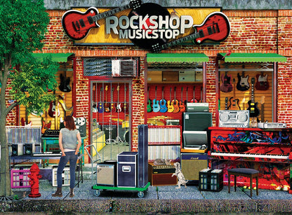 Παζλ "Rock music shop, 1000 κομματιών