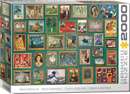 Παζλ "Αριστουργήματα υψηλής τεχνης", 2000 κομματιών