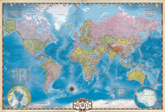 Παζλ Παγκόσμιος πολιτικός χάρτης, 2000 κομματιών