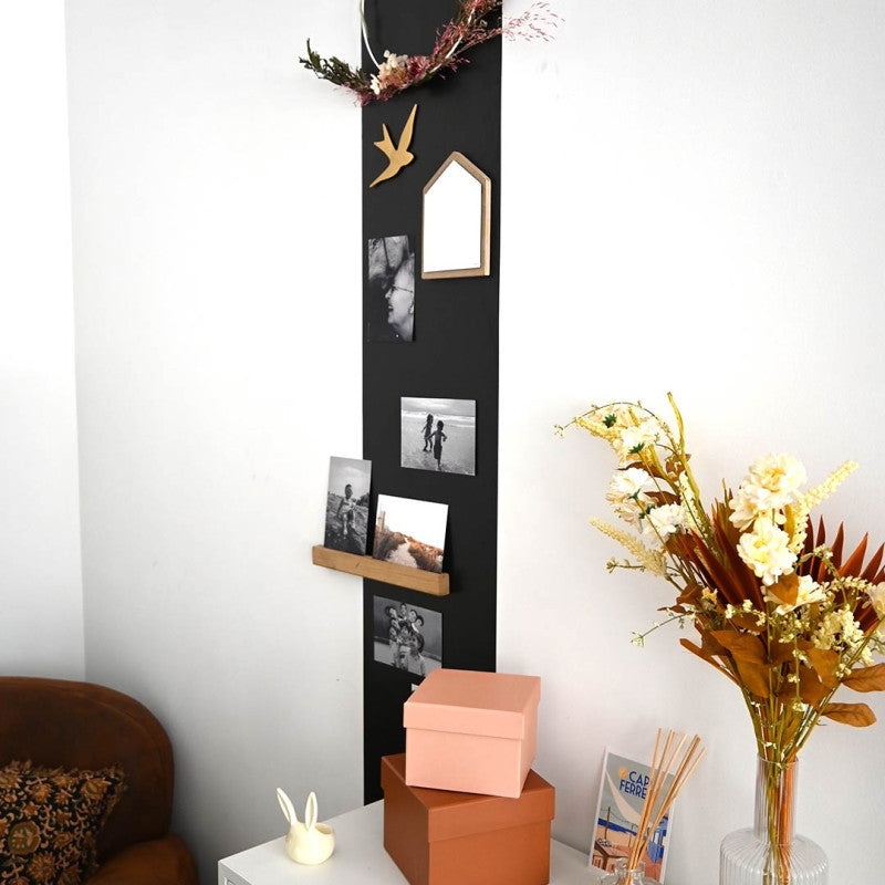 Μαγνητική επιφάνεια σε σχήμα αψίδας 2 m x 28 cm, μαύρη
