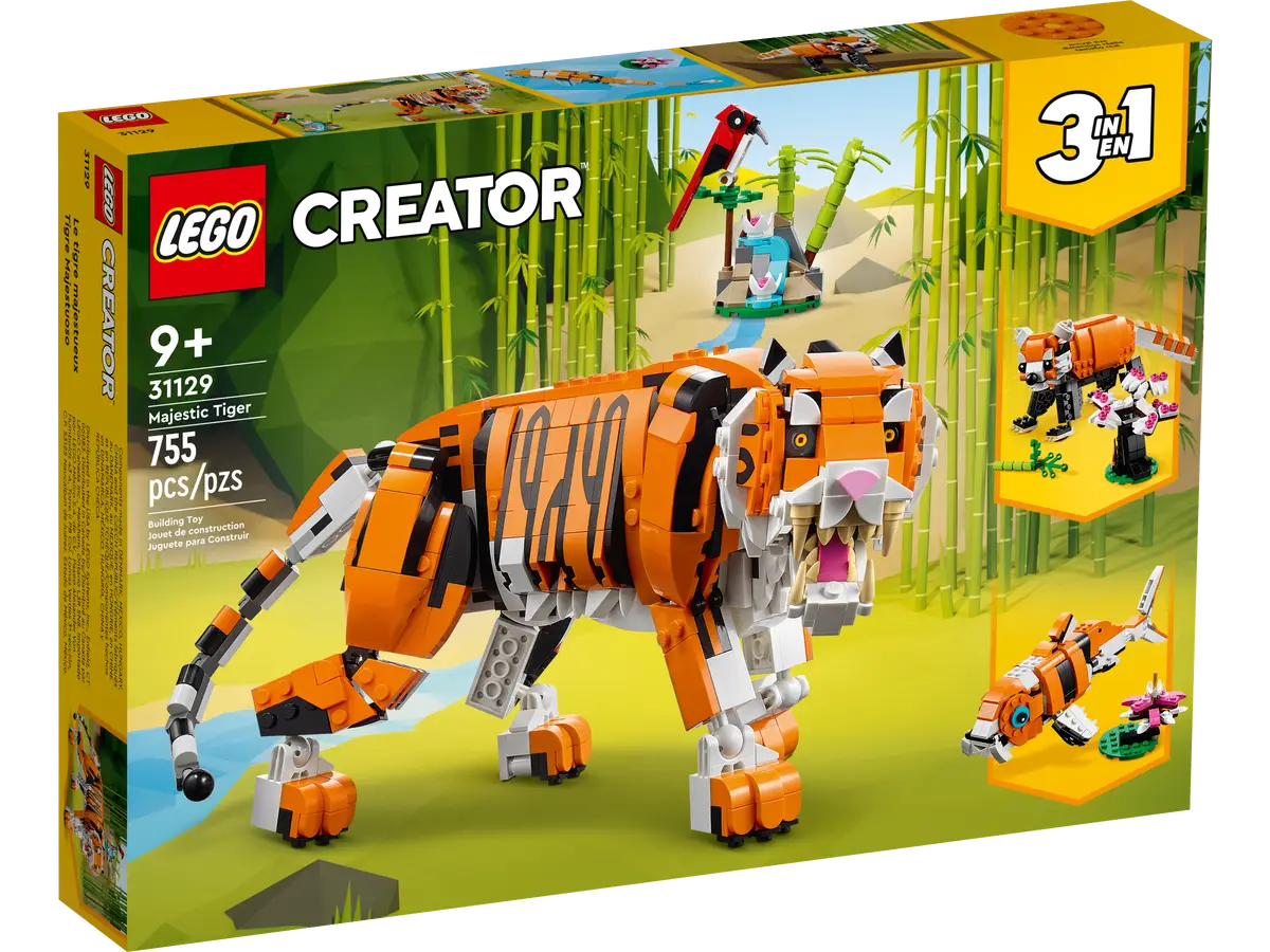 Magestic Tiger Lego Creator 3 in 1 31129