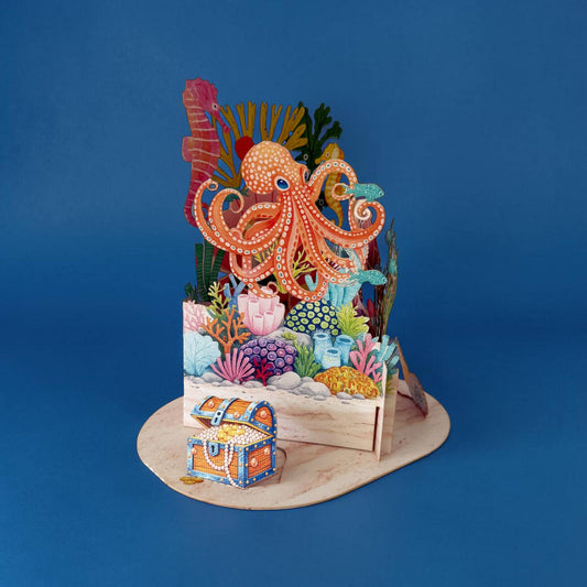 3D Greeting Card "Ocean Adventure"