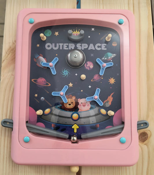 Pinball επιτραπέζιο με δεινοσαύρους, ροζ χρώμα