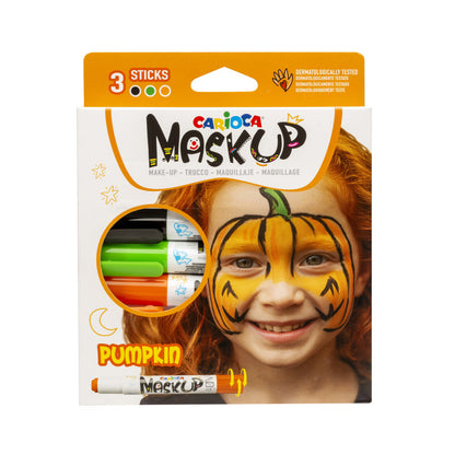 Μαρκαδόροι προσώπου Carioca mask up - pumpkin, 3 χρώματα 43490