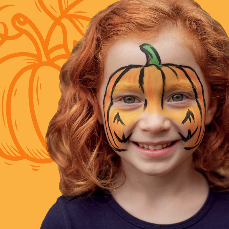 Μαρκαδόροι προσώπου Carioca mask up - pumpkin, 3 χρώματα 43490
