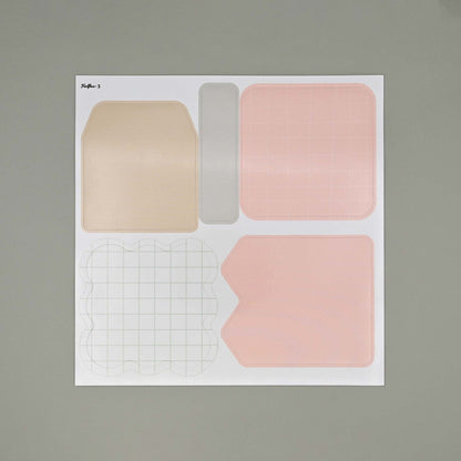 Ferflex sticky note magnet set 
