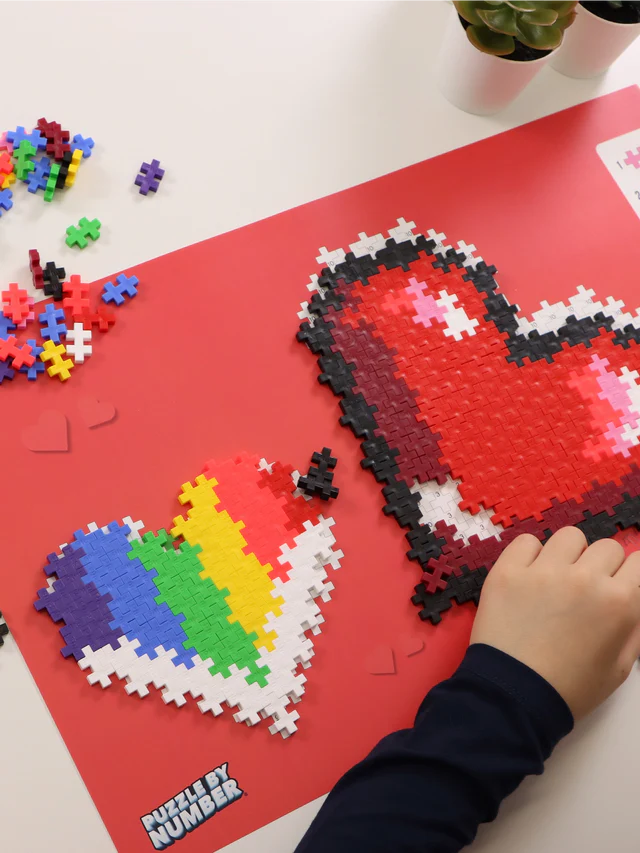 Hearts-Plus-Plus τουβλάκια puzzle by number, 250 κομμάτια