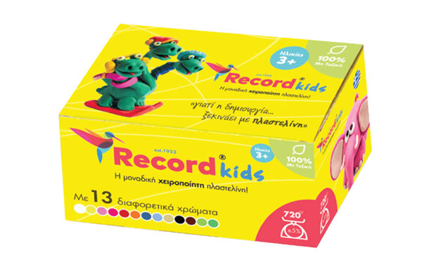 Πλαστελίνη Record κλασική 13 χρωμάτων 720 gr