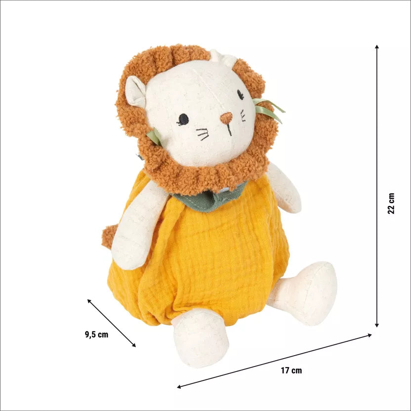 Cloth doll Becky the lion cub