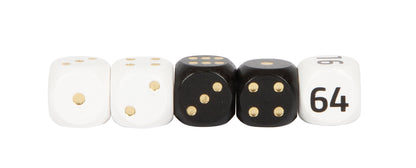 Ξύλινο σετ σκάκι-ντάμα-τάβλι "Gold Edition"