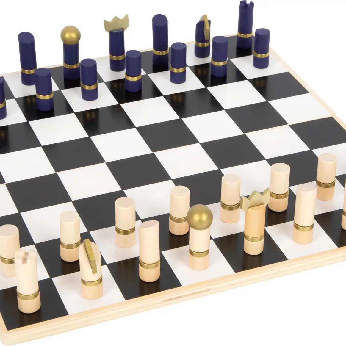 Ξύλινο σετ σκάκι-ντάμα-τάβλι "Gold Edition"