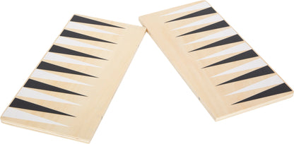 Ξύλινο σετ σκάκι-ντάμα-τάβλι "Gold Edition"